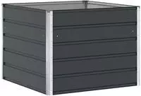 vidaXL Pflanzk&uuml;bel Anthrazit 100 x 100 x 75 cm Stahl