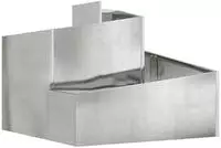 vidaXL Garten-Pflanzgef&auml;&szlig; Silber 60 x 60 x 50 cm Verzinkter Stahl