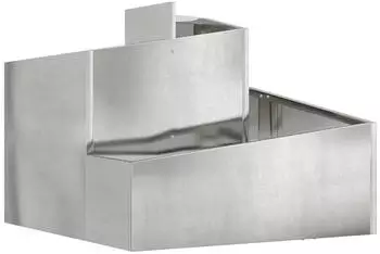 vidaXL Garten-Pflanzgef&auml;&szlig; Silber 60 x 60 x 50 cm Verzinkter Stahl (873576)