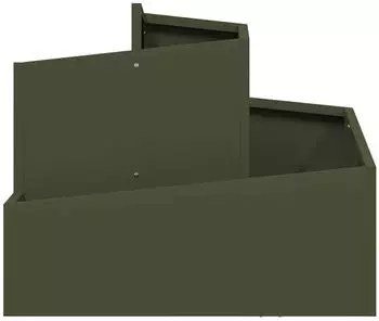 vidaXL Garten-Pflanzgef&auml;&szlig; Olive Gr&uuml;n 60 x 60 x 50 cm (873574)