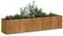 vidaXL Pflanzgefäß Rostig 200 x 40 x 40 cm Wetterfester Stahl (860688)