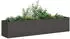 vidaXL Pflanzgefäß Schwarz 200 x 40 x 40 cm Kaltgewalzter Stahl (860682)