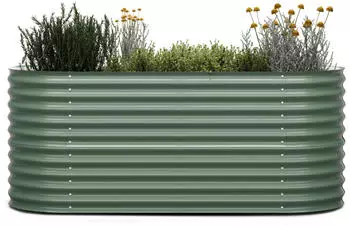 Blumfeldt High Grow Hochbeet 2 m gr&uuml;n