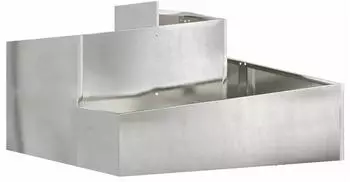 vidaXL Garten-Pflanzgef&auml;&szlig; Silber 80 x 80 x 50 cm Edelstahl (873582)