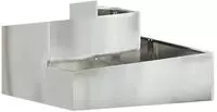 vidaXL Garten-Pflanzgef&auml;&szlig; Silber 80 x 80 x 50 cm Verzinkter Stahl