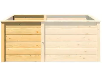 Weka Hochbeet Modular Ergänzungssatz 21 mm 67cm naturbelassen