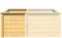 Weka Hochbeet Modular Ergänzungssatz 21 mm 67cm naturbelassen