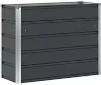 Vidaxl Planter Anthracite 100 X 40 X 75 Cm Steel