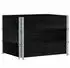 vidaXL Pflanzkasten Schwarz 80x60 cm Massivholz Kiefer (3295420)