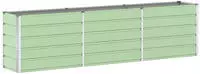Vidaxl Planter Pastel Green 290 X 90 X 77 Cm Galvanised Steel