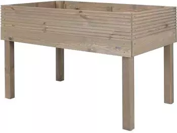 Siena Garden Hochbeet Maxi 119 x 75 x 79 cm Holz Grau