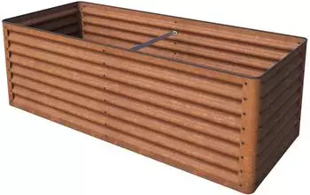 PRIMEYARD Hochbeet 180 x 75 x 60 cm Cortenstahl Rost-Optik Eco (GFPV00969)