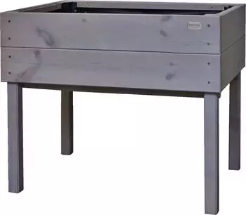 Siena Garden Hochbeet Fiete für Kinder 75 x 50 x 60 cm Holz Grau
