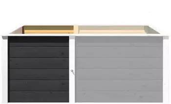 Weka Hochbeet Modular Erg&auml;nzungssatz 21 mm 67cm anthrazit