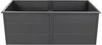WESTMANN Hochbeet "Metall Hochbeet Primus XL" Anthrazit, 200x100x77 cm