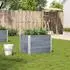 vidaXL Pflanzkasten Grau 80x60 cm Massivholz Kiefer (3295421)