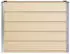 vidaXL Pflanzkübel Elfenbein 100 x 40 x 75 cm Stahl (42018081)