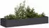 vidaXL Pflanzkübel Schwarz 280x80x40 cm Stahl (860759)