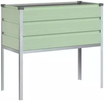 vidaXL Pflanzkübel Pastellgrün 100 x 45 x 90 cm Verzinkter Stahl (42018282)