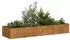 vidaXL Pflanzkübel Rostig 280x80x40 cm Wetterfester Stahl (860765)
