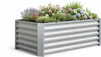 VCM Galdo L 180 x 90 cm silber