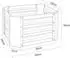 VCM Galdo M 50 x 40 cm silber
