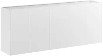 vidaXL Pflanzk&uuml;bel 200x40x80 cm Edelstahl (860728)
