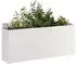 vidaXL Pflanzkübel 200x40x80 cm Edelstahl (860728)