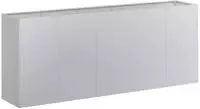 vidaXL Pflanzk&uuml;bel 200x40x80 cm Verzinkter Stahl