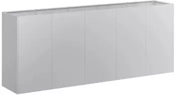 vidaXL Pflanzk&uuml;bel 200x40x80 cm Verzinkter Stahl (860729)
