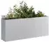 vidaXL Pflanzkübel 200x40x80 cm Verzinkter Stahl (860729)