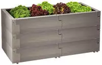 Juwel Hochbeet Timber 3er-Set 20471, aus Kunststoff, 130 x 60 x 60 cm, 360 Liter,