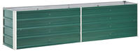 vidaXL Garten-Hochbeet Verzinkter Stahl 240&times;40&times;45 cm Gr&uuml;n