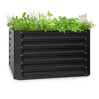 Blumfeldt - High Grow Straight Hochbeet 100x60x100cm 600l Stahl