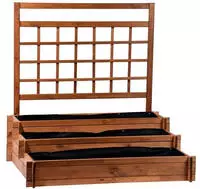dobar Spalier mit 3 Etagen-Pflanzkasten, BxTxH: 110x88x115 cm