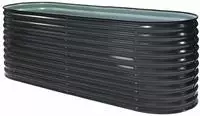 Westmann - Metall Hochbeet 'grow Faster', Anthrazit, 240 X 80 X 82 Cm (l X B X H)