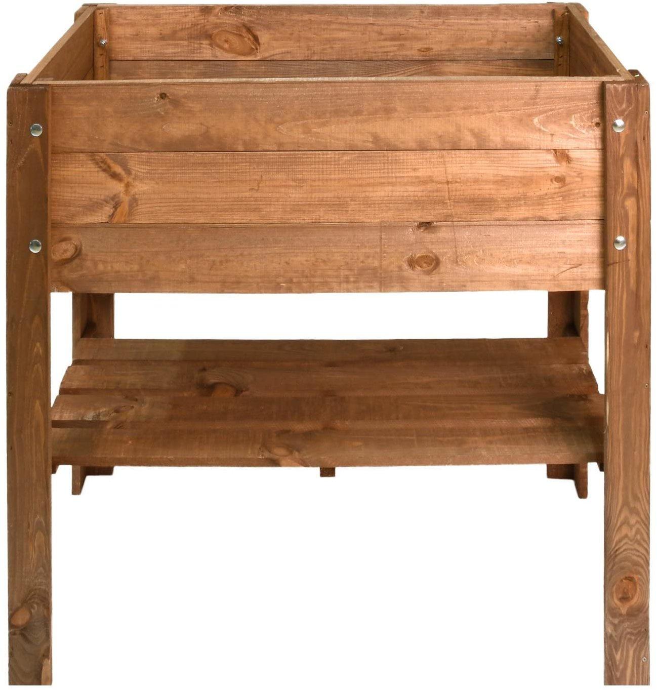 Gärtner Pötschke Balkonhochbeet Easy 80x40x78 cm dunkelbraun