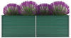 vidaXL Garten-Hochbeet 240 x 80 x 77 cm Verzinkter Stahl grün