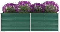 vidaXL Garten-Hochbeet Verzinkter Stahl 240x80x77 cm Gr&uuml;n