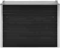 vidaXL Garten-Hochbeet 100x40x77 cm Verzinkter Stahl Silber