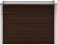 vidaXL Garten-Hochbeet Braun 100 x 40 x 77 cm Verzinkter Stahl