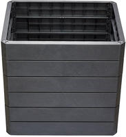 Garantia - Ergo Quadro M 75 Hochbeet Stone, Inkl. Flora Wassersparsystem