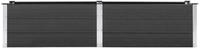 vidaXL Garten-Hochbeet 250 x 50 x 54 cm WPC Grau