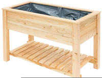 Westmann - Stelzenhochbeet Emily Mit Boden, Natur, 120 X 65 X 75 Cm (b X T X H)