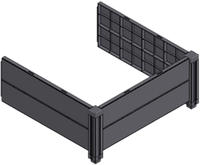 KHW Hochbeet "Demeter Erweiterungsset" BxTxH: 82x82x31 cm