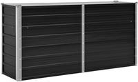 vidaXL Garten-Hochbeet Anthrazit 160 x 40 x 77 cm Verzinkter Stahl