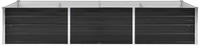 vidaXL Garten-Hochbeet Anthrazit 240 x 80 x 45 cm Verzinkter Stahl