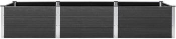 vidaXL Garten-Hochbeet 300x100x54cm WPC Grau