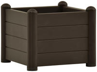 vidaXL Garten-Hochbeet PP Mokka 43x43x35 cm