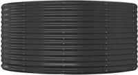 vidaXL Hochbeet Anthrazit 140x140x68 cm Verzinkter Stahl